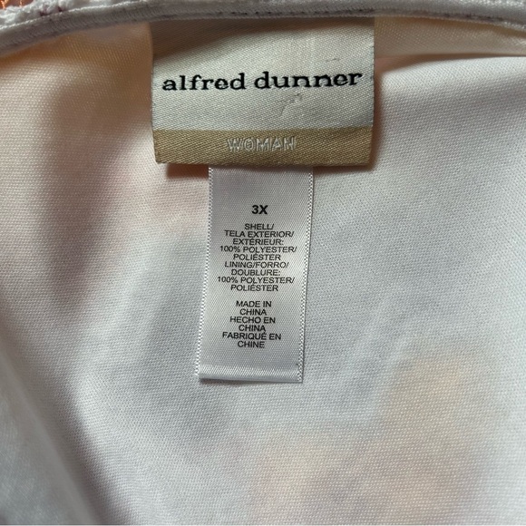 Alfred Dunner Crochet Knit Top Easter Colors Women’s 3X Fully Lined Perfect - Picture 4 of 5